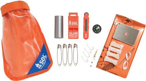 ARB SOL SCOUT SURVIVAL KIT W/ DRY BAG, MIRROR,SPARKER & MORE - for sale