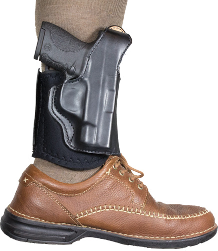 DESANTIS DIEHARD ANKLE HOLSTER RH LEATHER S&W J 2-2.25 BLACK - for sale