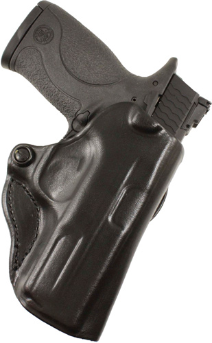 DESANTIS MINI SCABBARD HOLSTER RH OWB LEATHER J-FRM 2-2.25 BL - for sale