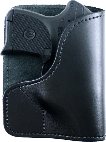 DESANTIS TRICKSTER POCKET HLTR AMBI LEATHER RUGER LCP 380 BLK - for sale