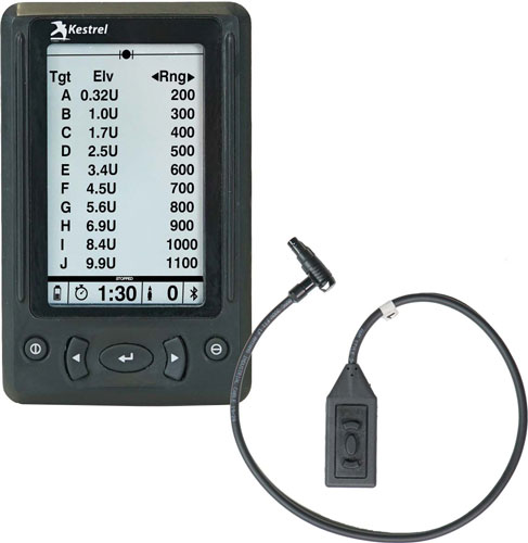 KESTREL HUD FOR 5 SERIES BALL- ISTICS METERS BLACK W/REMOTE - for sale