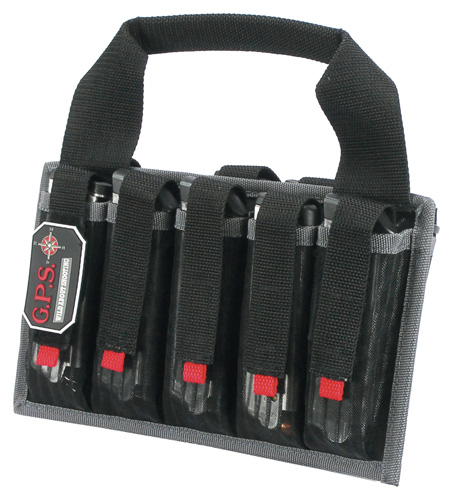 GPS PISTOL MAGAZINE TOTE HOLDS 10-PISTOL MAGS BLACK - for sale