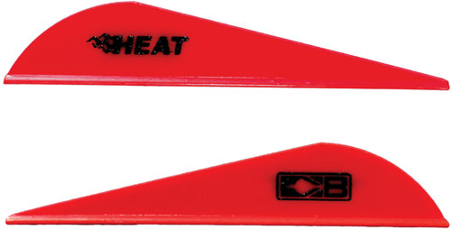 BOHNING HEAT VANE 2.5" SOLID RED 36PK - for sale