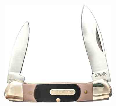 OLD TIMER KNIFE MINUTEMAN 2-BLADE 2" STAINLESS DELRIN - for sale