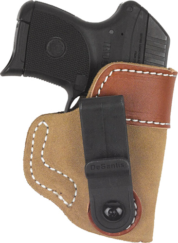 DESANTIS SOFT TUCK HOLSTER IWB RH LEATHER S&W J FRM 2" NATURL - for sale