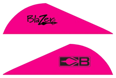 BOHNING BLAZER VANES 2" SOLID HOT PINK 36PK - for sale