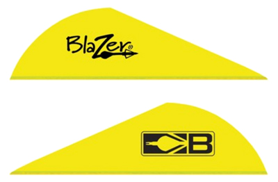 BOHNING BLAZER VANES 2" SOLID NEON YELLOW 36PK - for sale