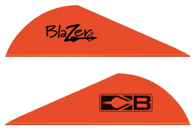 BOHNING BLAZER VANES 2" SOLID NEON RED 100PK - for sale