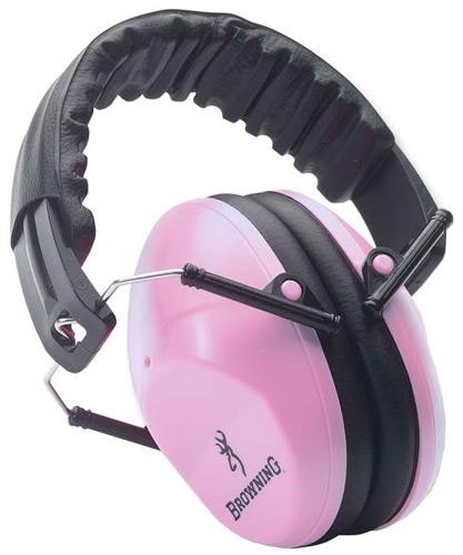 BROWNING BUCKMARK II HEARING PROTECTOR FLDBL NRR 26DB PINK - for sale