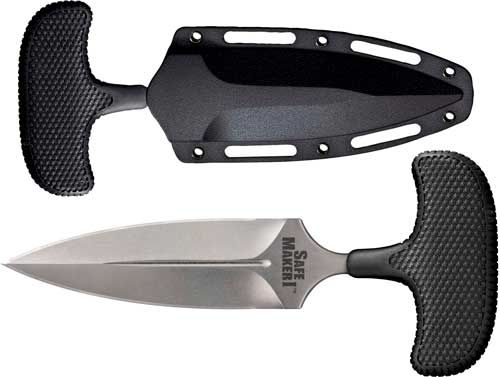 COLD STEEL SAFE MAKER I 4.5" T SHAPE PUSH KNIFE W/KYDEX SHTH - for sale