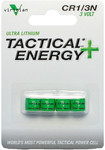 VIRIDIAN LITHIUM BATTERY 1/3N 4-PACK FITS REACTOR - for sale