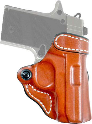 DESANTIS CRISS-CROSS HOLSTER OWB RH LEATHER SIG P365 TAN - for sale