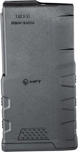MFT MAGAZINE AR10/SR25 7.62X51 308 WIN 20RD BLACK POLYMER - for sale