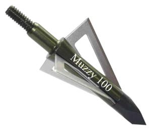 MUZZY BROADHEAD STANDARD 3-BLADE 100GR 1 3/16" CUT 6PK - for sale