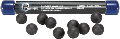 UMAREX T4E P2P 68 CAL RUBBER BALL BLACK 10-PACK - for sale