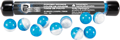 UMAREX P2P CORE DEFENSE POWDER ROUNDS .68CAL BLUE/BLACK 10CT - for sale