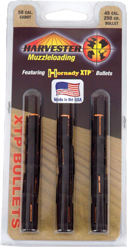 HARVESTER XTP 50CAL 250GR .452 HORNADY XTP SABOT 12PK - for sale