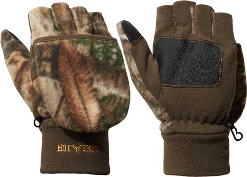 HOT SHOT HF2 BULLS-EYE POP-TOP MITTEN FLEECE INSU RT-EDGE LG< - for sale