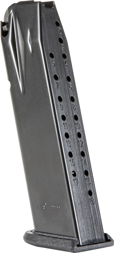 WALTHER MAGAZINE PDP FULL-SIZE 9MM LUGER 18RD BLUED STEEL - for sale