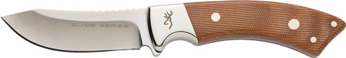 BROWNING KNIFE GUIDE SERIES SKNNR 3.58" BLADE MICARTA HND! - for sale