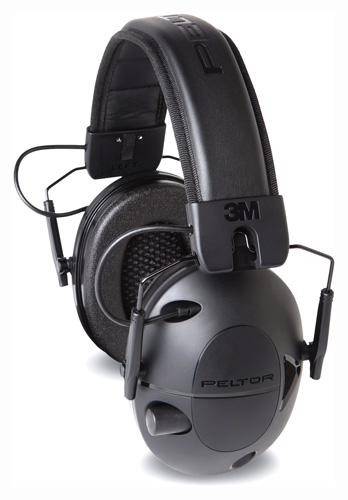PELTOR EAR MUFF TACTICAL 100 ELECTRONIC BLACK/BLACK 22 DB - for sale