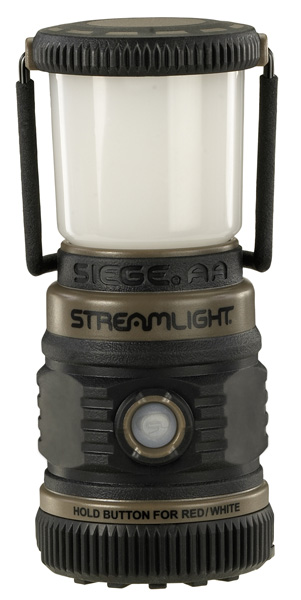 STREAMLIGHT SIEGE AA BATTERY LANTERN WHITE LED & RED LED - for sale