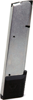 WILSON MAGAZINE 1911 45ACP 10RD EXT. SS POLYMER PAD - for sale