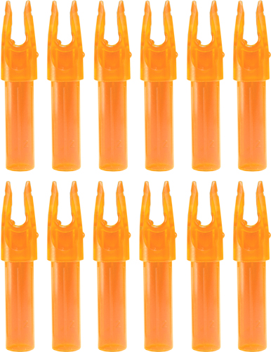 CARBON EXPRESS NOCK LAUNCHPAD PRECISION ORANGE .244 ID 12PK< - for sale