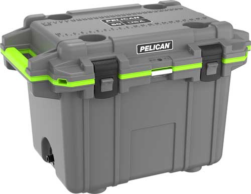 PELICAN COOLERS IM 50 QUART ELITE DARK GRAY/GREEN - for sale