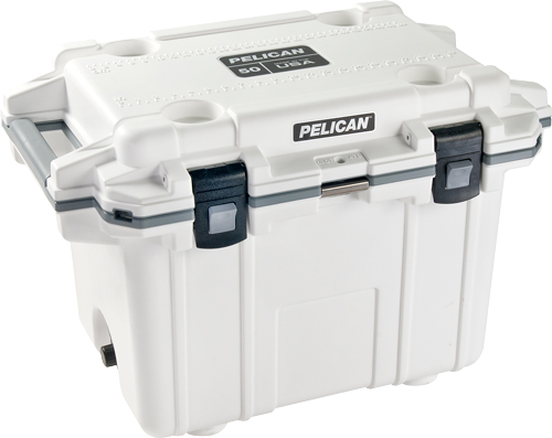 PELICAN COOLERS IM 50 QUART ELITE WHITE/GRAY - for sale