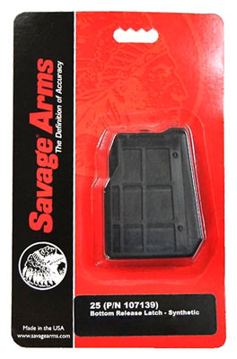 SAVAGE MAGAZINE MODEL 25 17 HORNET 4RD SYNTHETIC MATTE - for sale