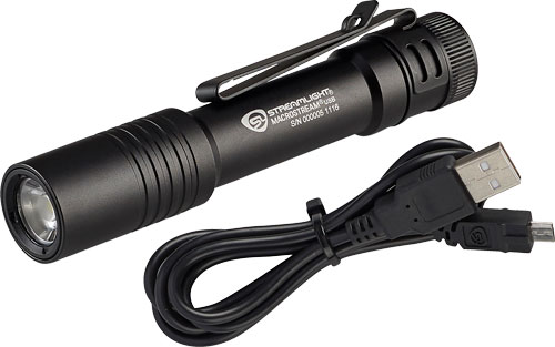 STREAMLIGHT MACROSTREAM LIGHT WHITE LED BLACK USB CHARGEABLE - for sale