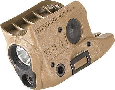 STREAMLIGHT TLR-6 LIGHT/LASER FOR GLOCK 42/43 FDE BROWN - for sale