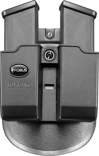 FOBUS MAG POUCH DOUBLE FOR GLOCK 45/10MM ROTO PADDLE - for sale