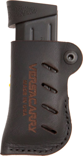 VERSACARRY LEATHER MAG HOLDER SINGLE STACK W/ FLEX VENT BLK - for sale