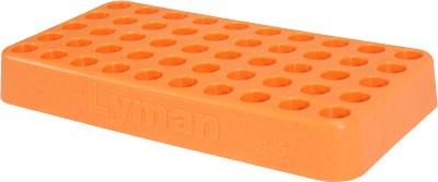 LYMAN CUSTOM LOADING BLOCK .445" HOLE DIAMETER 50 CASES - for sale