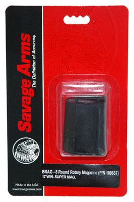 SAVAGE MAGAZINE B-MAG SERIES 17WSM 8RD BLUED - for sale