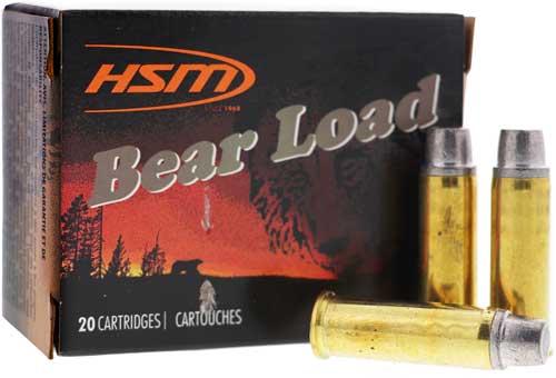 HSM BEAR 10MM AUTO 200GR LEAD RNFP GAS CHECK 20RD 20BX/CS - for sale