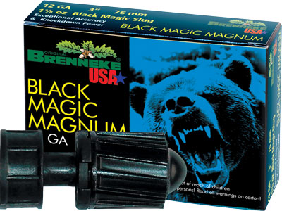 BRENNEKE USA BLACK MAGIC 12GA 3" 1.375OZ SLUG 5RD 50BX/CS - for sale