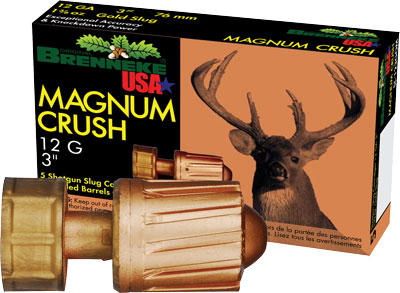 BRENNEKE USA MAGNUM CRUSH 12GA 3" 1-1/2OZ SLUG 5RD 50BX/CS - for sale