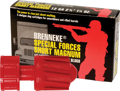 BRENNEKE USA SHORT MAG 12GA 2.75" SLUG 5RD 50BX/CS - for sale