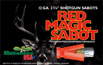 BRENNEKE USA 12GA RED MAGIC 5RD 50BX/CS SABOT 2-3/4" 1OZ - for sale