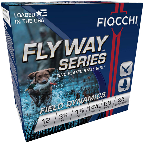 FIOCCHI FLYWAY 12GA 3.5" #BB 1470FPS 1-3/8OZ 25RD 10BX/CS - for sale