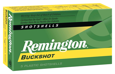 REMINGTON BUCK 12GA 3" 1225FPS 4BK 41-PELLETS 5RD 50BX/CS - for sale