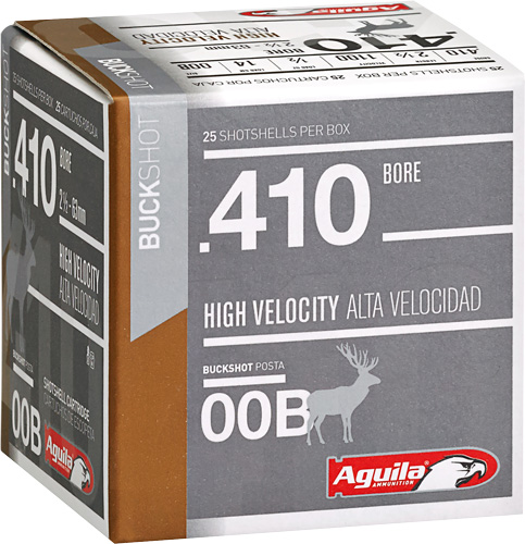 AGUILA SHOTSHELL 410 00 BUCK 25RD 20BX/CS - for sale
