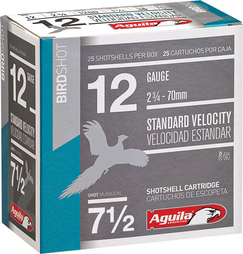 AGUILA SHOTSHELL 12GA 1 1/8OZ #7.5 CASE LOT - for sale