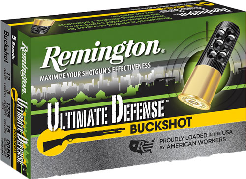 REMINGTON ULTIMATE DEFENSE 12GA 3" 00 BUCK 5RD 20BX/CS - for sale