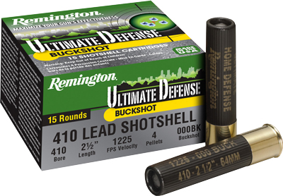 REMINGTON ULTIMATE DEFENSE 410 2.5" 000 BUCK 15RD 10BX/CS - for sale