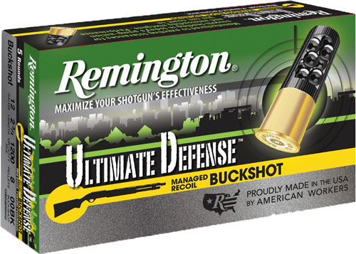 REMINGTON ULTIMATE DEFENSE RR 12GA 2.75" 00 BUCK 5RD 20BX/CS - for sale