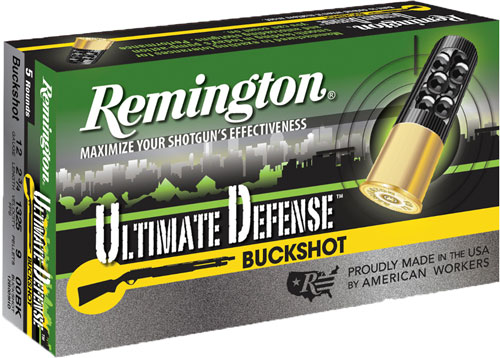 REMINGTON ULTIMATE HOME DEF 12GA 2.75" 00BK 5RD 20BX/CS - for sale